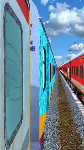 TRAINS HIGH SPEED CROSSING | TRAIN CROSSING | TRAIN SIMULATOR #indianrailways #trainsimulator