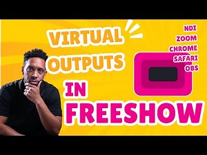 Virtual Outputs in FreeShow #propresenter #alternative #obs #zoom #ndi