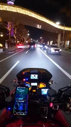 Slow Night Ride Through Yokohama | CB1300 V-PER Sound