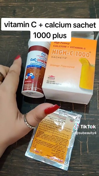 Vitamin C Calcium 1000 Sachet Benefits and Uses