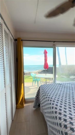 Oceanfront Bedroom And Patio View Tour Ewa Beach Hawaii Rental