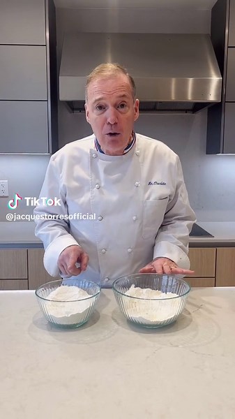 This week on Tuesday's Tips Chef Jacques Torres shares some insights into bread vs cake flour. One of his most popular products is Jacques' Famous Chocolate Chip Cookies, a secret ingredient within that recipe is cake flour! Learning how to properly use different types of flour when baking is an essential skill, we hope this tip helps. Happy Tuesday everyone!