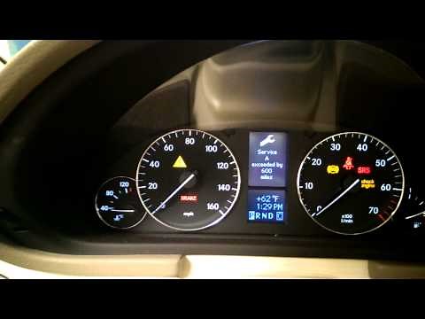 07 Mercedes Benz c280 service reset
