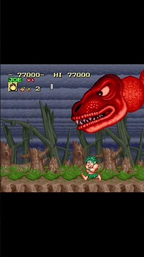 Joe and Mac SNES Boss Brachiosaurus #longplay #snes