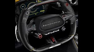 Hennessey Venom F5 Interior Teaser Shows Steering Wheel-Mounted Gear Selector
