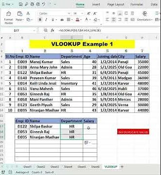 Vlook up EXAMPLE 1. EASY FOR BEGINNERS. Learn excel. #edexcel #excel #exceltips #exceltricks