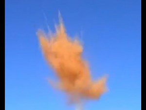 Grenade Explosion / Desert (Green screen)