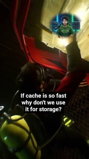 why we don't use cache for storage? #computerscience #education #memory #computereducation #shorts