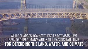 BREAKING: All charges against the activists involved in the aerial blockade of the Trans Mountain pipeline & tanker project have been DROPPED! Over 220 people have been arrested standing up to this pipeline. While charges against these 12 activists have been dropped, many defenders have faced or still face potential jail time for defending the land, water and climate from the damages the Trans Mountain pipeline would bring to it. In pipeline fights across North America and around the world, wate