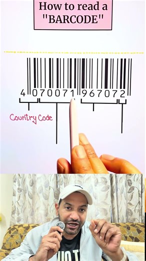 How to read barcode numbers