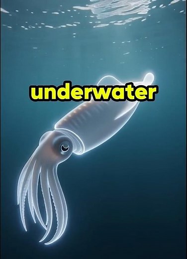 The Squid That Turns Invisible! 🦑✨ | Weird Animal Facts #shorts