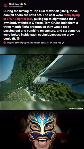 During the filming of Top Gun Maverick (2022), the cast really did THIS 🛩️ #shorts