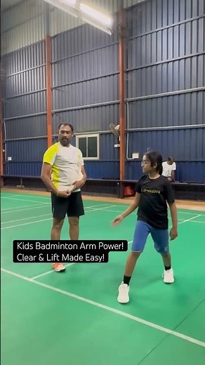 Kids Badminton | Overhead & Underarm Shuttle Throw | Clear & Lift Arm Action | #VBA0925