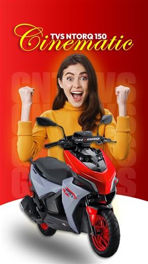 GNT TVS on Instagram: "🚀 𝐓𝐕𝐒 𝐍𝐭𝐨𝐫𝐪 𝟏𝟓𝟎 𝐒𝐦𝐚𝐫𝐭 𝐂𝐨𝐧𝐧𝐞𝐜𝐭 – 𝐑𝐢𝐝𝐞 𝐒𝐦𝐚𝐫𝐭𝐞𝐫, 𝐑𝐢𝐝𝐞 𝐅𝐚𝐬𝐭𝐞𝐫! Experience the perfect blend of power, technology, and style with the TVS Ntorq 150 Smart Connect. Packed with Bluetooth features, navigation assist, caller ID, ride analytics, and race-inspired performance — this scooter is built for the new-age rider who wants both thrill and intelligence on the road. 🔥 𝐊𝐞𝐲 𝐇𝐢𝐠𝐡𝐥𝐢𝐠𝐡𝐭𝐬: • SmartXonnect Bluetooth technology 