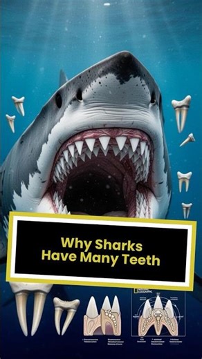 Why Do Sharks Have So Many Teeth?