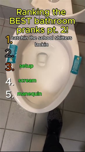 Ranking best bathroom pranks 2!