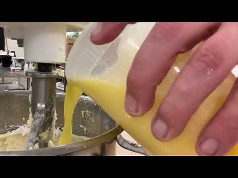 Two stage method cake batter