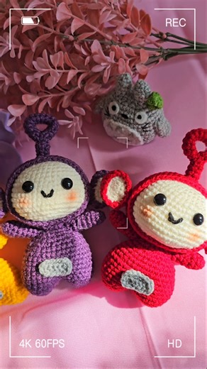 Teletubbies⭐️ ¿Cual es tu favorito?✨️ . . #lovecrochet #parati #crochet #amigurumi #fyp #teletubbies #tejido