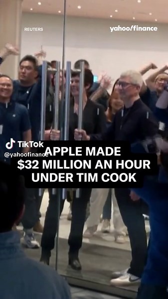 $32 million: That's the number incoming Apple CEO John Ternus has to beat to measure up to Tim Cook. 🤑 #apple #timcookapple #tech #CEO