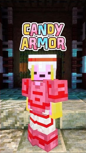 Minecraft: Candy Armor Trim #minecraft #shorts