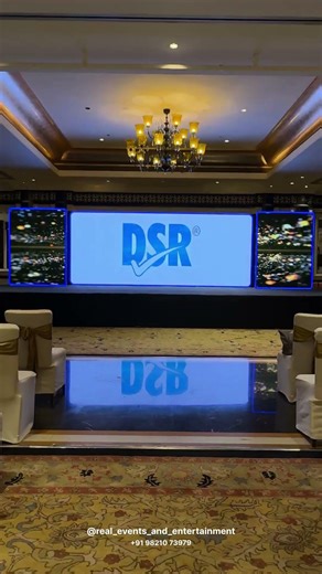 Corporate event set up - Real events and entertainment