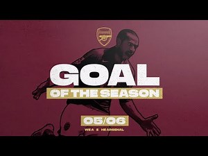 Van Persie, Henry, Reyes | Arsenal Goals of the season | 2005/06