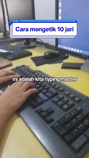 Typing master cara mengetik 10 jari untuk pemula di Microsoft Word #nurriau #typingmaster #microsoftoffice #microsoftword