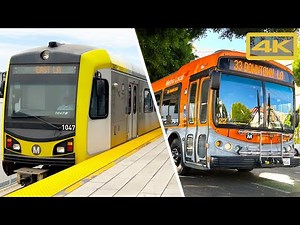 Los Angeles Metro Rail, Metro Bus, Metro Rapid, Metrolink Commuter Rail, LA DOT Dash in Action