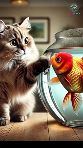 Cat vs Fish: The Funniest Face-Off You’ll See Today! Bon Kumary