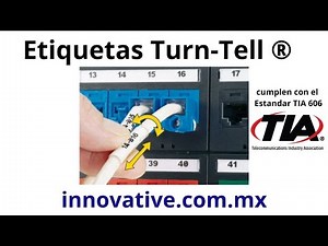 Etiquetas Turn Tell ® para Cableado Estructurado, Cable UTP, Cable FTP y Alambres, Etiquetas Panduit