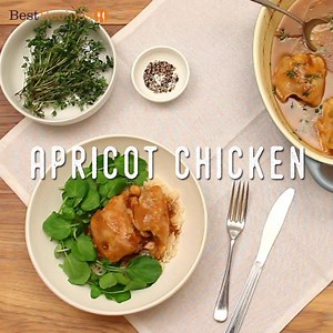 This Apricot Chicken is a retro family classic. 🍗 Get the recipe: http://trib.al/1z2gElM | Best Recipes