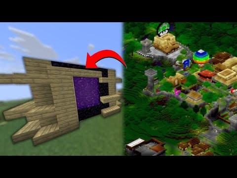 Minecraft: How to Make a Working Mario Dimension Portal (Fast & Easy)
