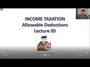 Income Taxation - Allowable Deductions