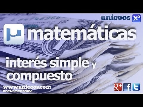 Interes Simple y Compuesto SECUNDARIA (3ºESO)