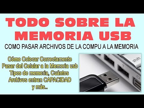 Como pasar Archivos del Computador a Pendrive | Todo sobre el Uso de la Memoria USB, paso a paso