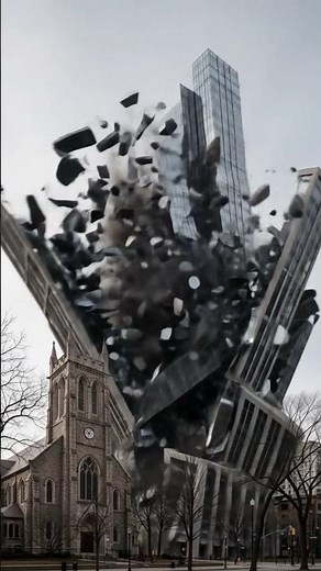 SHOCKING Skyscraper Collapse 2025: Unbelievable AI Building Demolition
