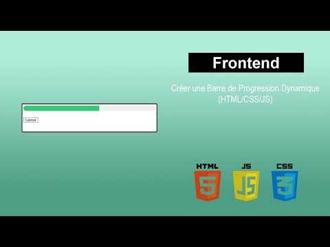 Créer une Barre de Progression Dynamique ( #html #css #js )