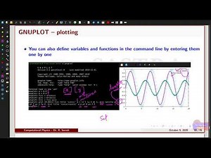 Computational Physics -- FORTRAN 90/95 Gnuplot: Introduction -- MSc., SASTRA |Lecture-20|