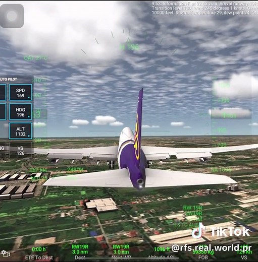 Real Flight Simulator Landing Boeing 747-800 in Bangkok | Thai Airways