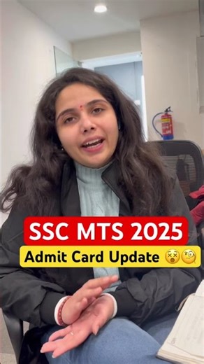 SSC MTS 2025 Admit Card Update #shorts #pw #sscwallah #sscmtsadmitcard2025
