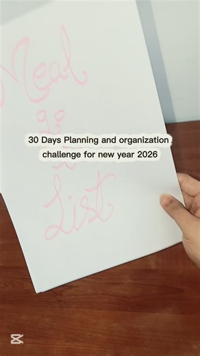 Day 7☺️Planning and organization challenge for new year 2026 #minivlog #short #planning