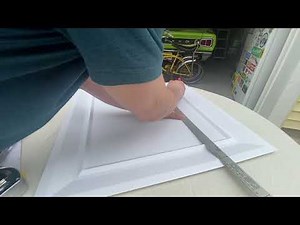 DROP CEILING USING PVC VINYL TILES (how to install)