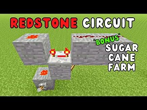 Repeating Redstone Signal & New Sugar Cane Farm [Minecraft XBOX One Edition/XBOX 360/PS3]