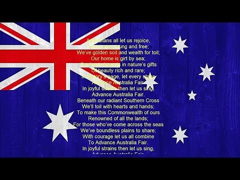 Australian National Anthem With Lyrics