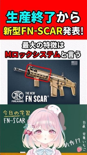 【実銃解説】新型 FN-SCAR-Mロック仕様が発表!!『スタイリッシュでロマン銃すぎる!!』【EFT:タルコフ】#shorts #eft #銃