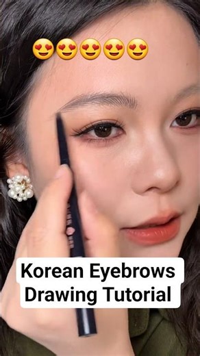 Korean Eyebrows Drawing Technique 😍