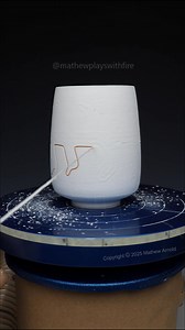 2.7M views · 35K reactions | ...don't worry ...the finished piece is at the end ...or now if you figure out how to fast forward to the end ...but don't ask me how ...still can't figure it out ...last time I tried, I woke up days later in another dimension making pottery videos ...I'm still here ...send help. . . . #pottery #potteryvids #ceramics #satisfying #oddlysatisfying #potteryporn #tapepull #asmr #tapeasmr #potteryvideos #potteryvideo | Mathewplayswithfire | Facebook