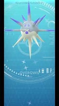 Evolving SHINY QWILFISH to SHINY OVERQWILL in Pokemon GO #pokemon #pokemongo #shinypokemon