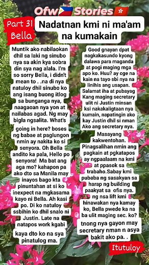 35K views · 479 reactions | Part 31 Bella/ Nadatnan kmi ni ma'am na kumakain #fblifestyle #everyoneシ゚ #OFWLifestory #highlight #followers #OFWHONGKONG | Jhulz Leguarda Hk | Facebook