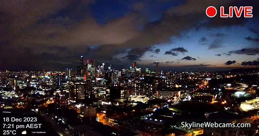 【LIVE】 Live Cam Panorama of Brisbane - Australia | SkylineWebcams